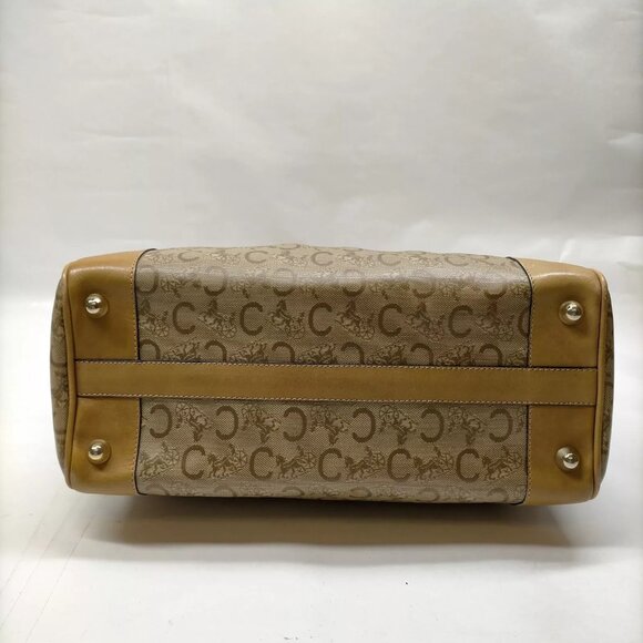 CELINE Hand Bag Brown Coated Canvas 3716222 - Picture 5 of 9